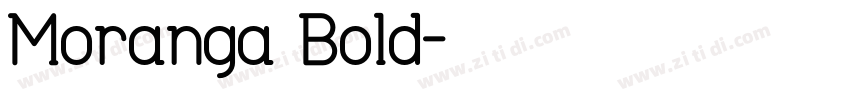 Moranga Bold字体转换